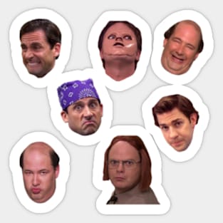 Office Faces Sticker